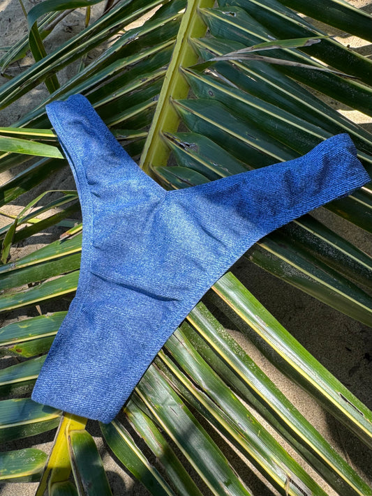 Denim Blue Crush Bikini Bottom