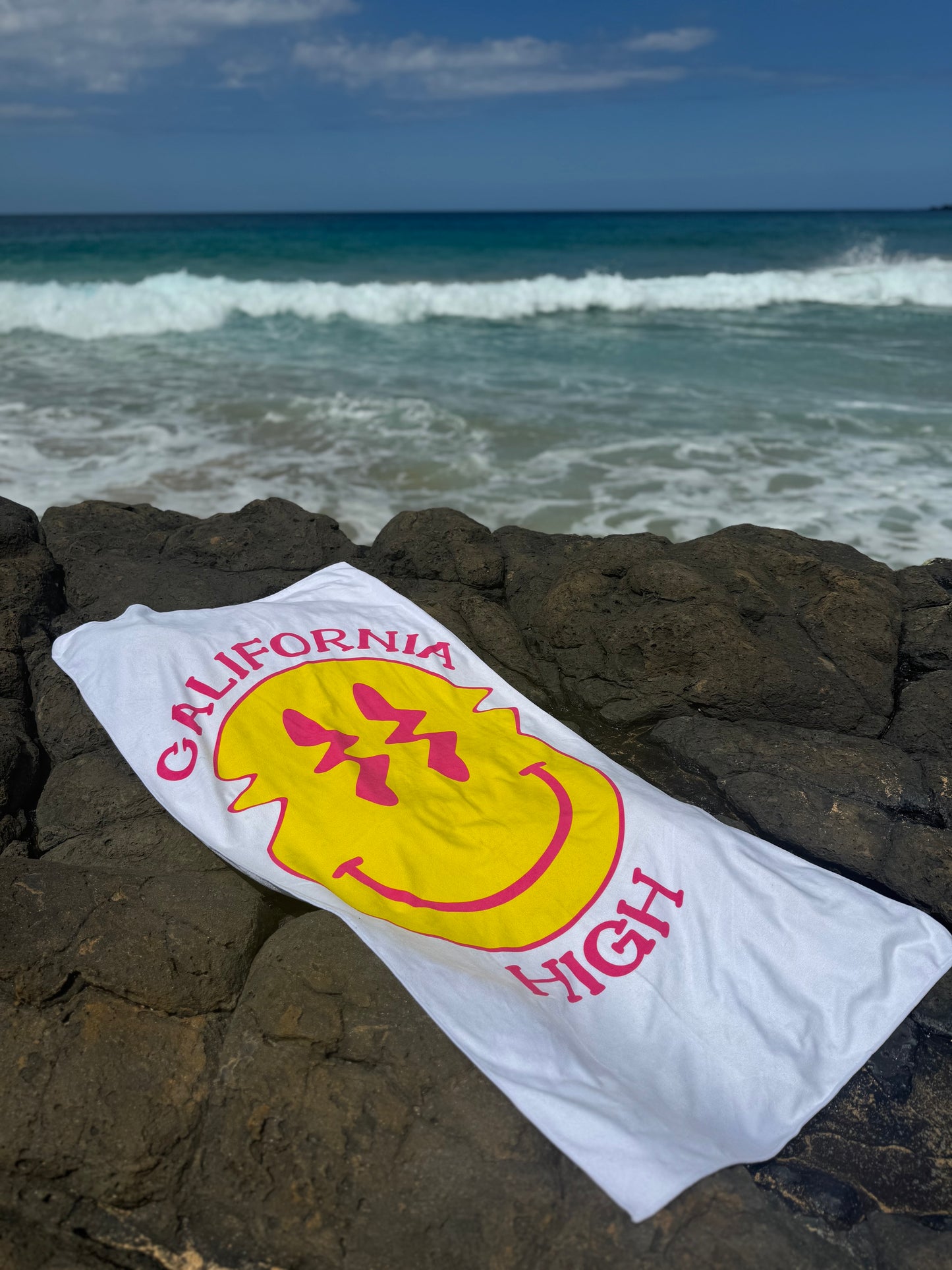 California High Signature Beach Towel