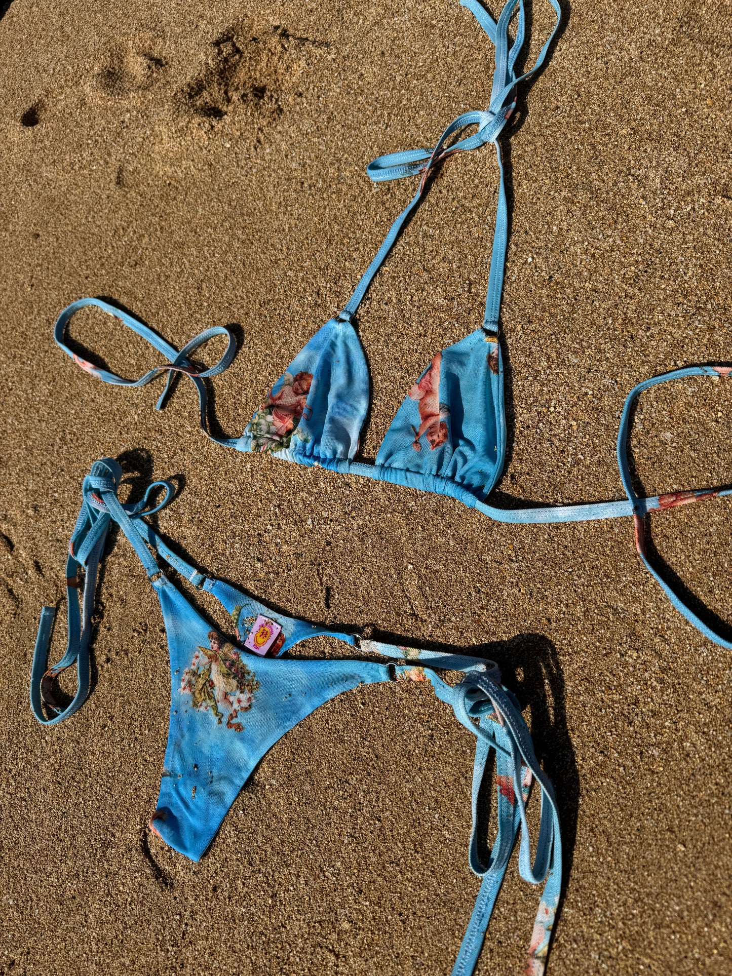 Cherub Mesh String Bikini Top