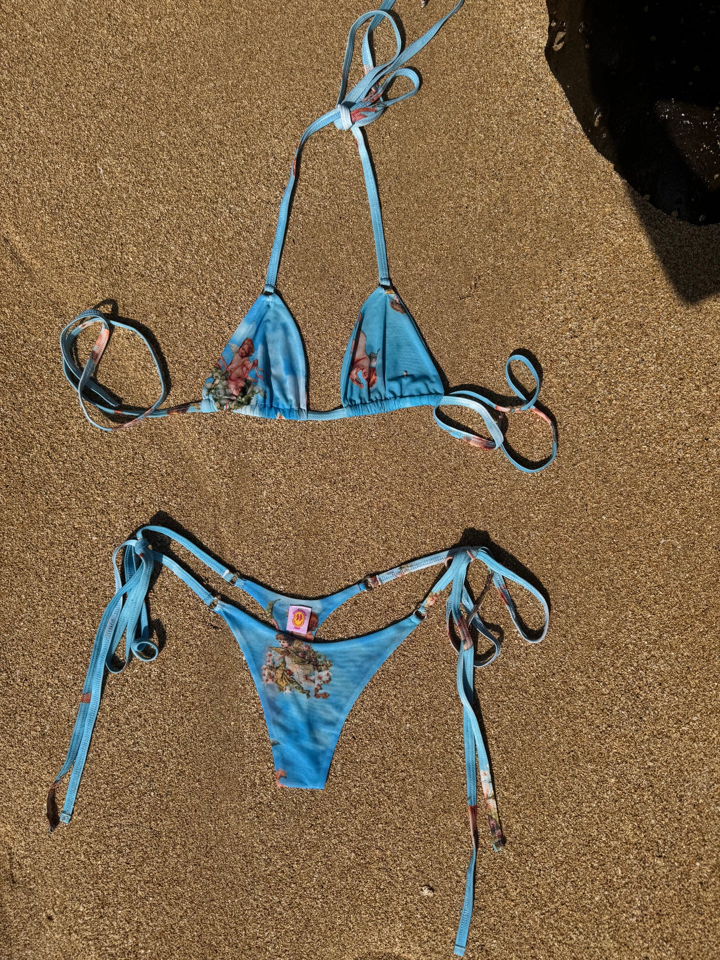 Cherub Mesh String Bikini Top