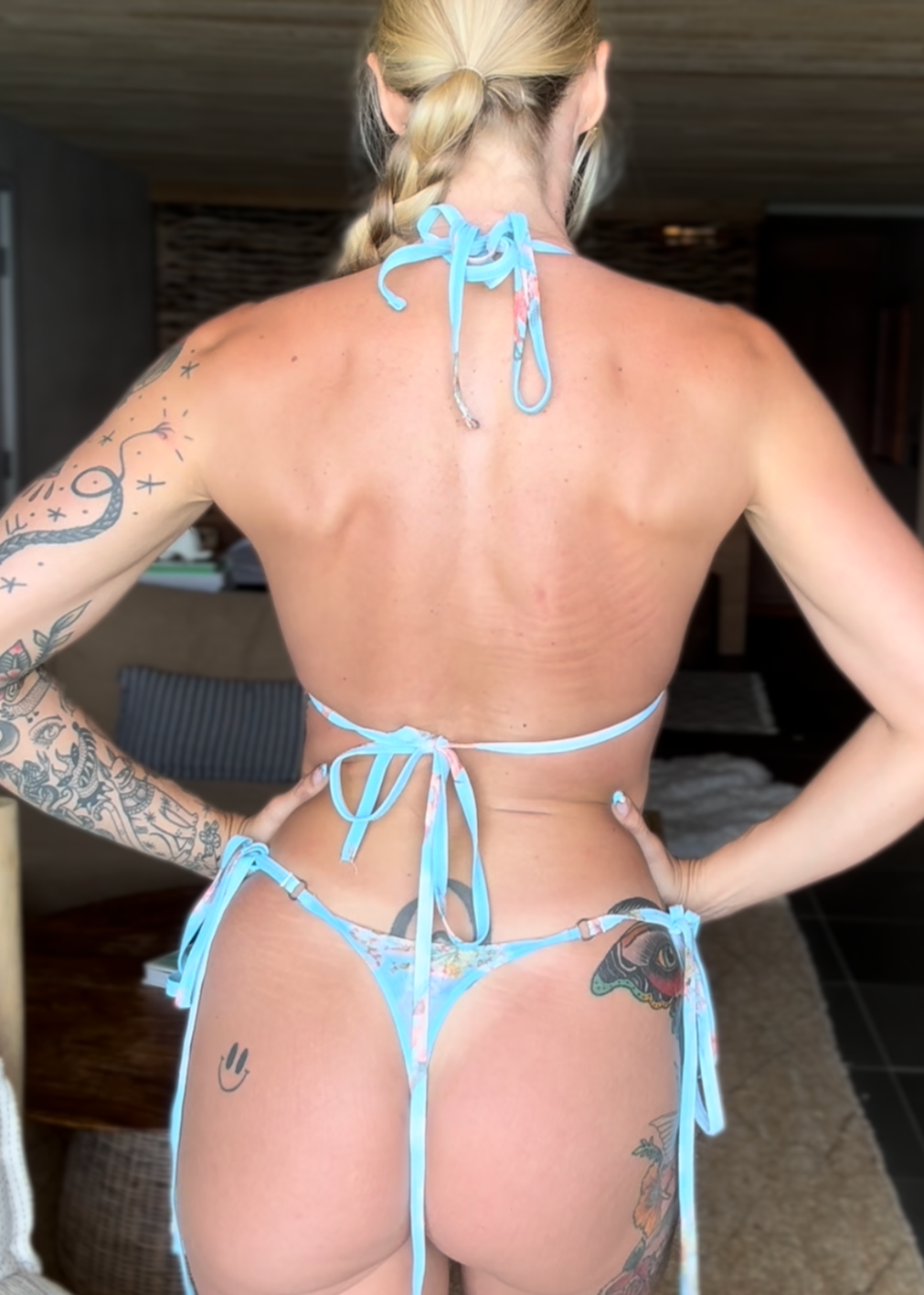 Cherub Mesh String Bikini Top