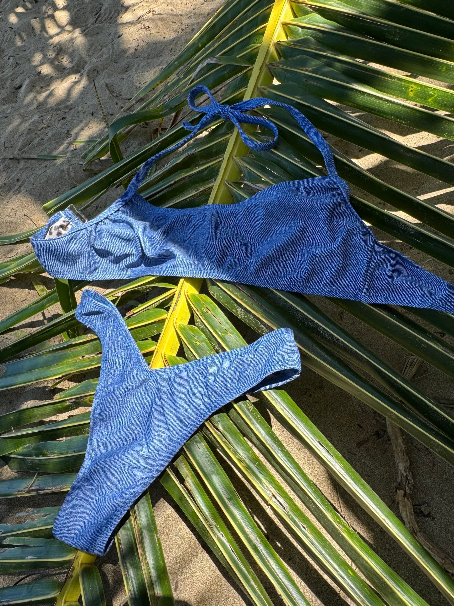 Denim Sport Top